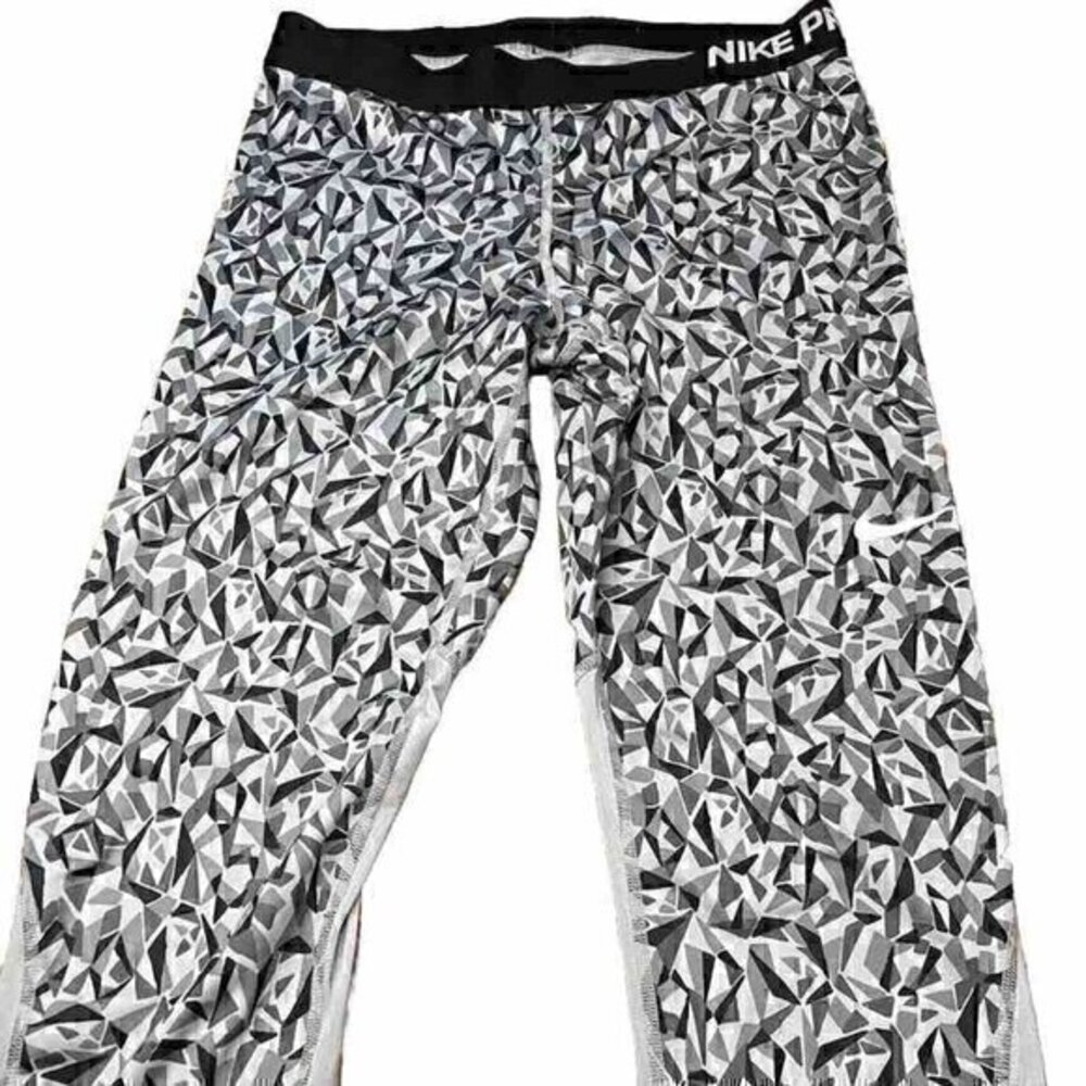Nike Pro Camo Men's Athletic Combat Grey Black - Sz Large - Running Spor…